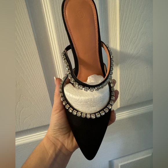 Women’s Dress Heels double strap Rhinestone- size 6.5 - Picture 2 of 8
